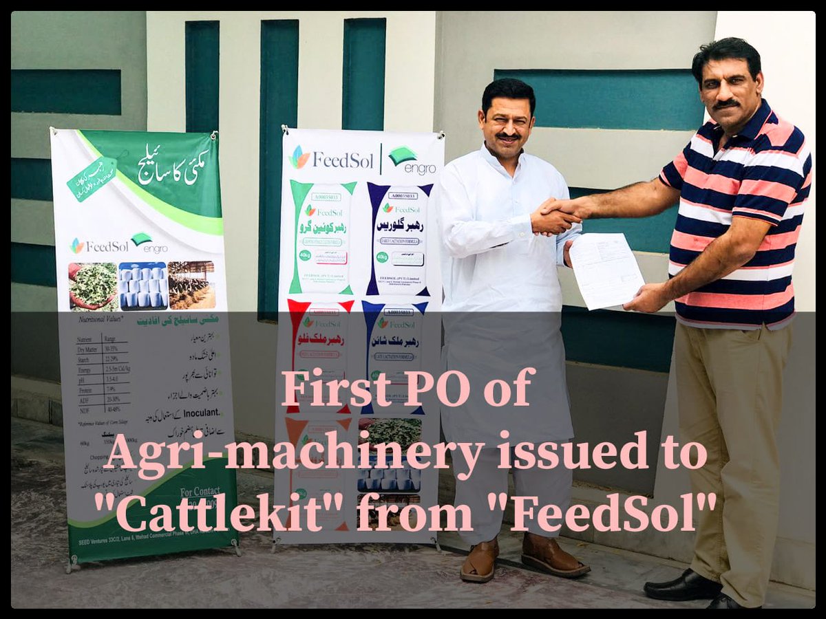 FeedSol's tweet photo. "PREPARATIONS FOR NEW INITIATIVE"
Team of #FeedSol is working hard and excited about starting a new production of 60KG bales.
In this context FeedSol has given their first PO to #CattleKit.
#NewProduction #initiativeforsmallfarmers https://t.co/0dbeYbcSFe