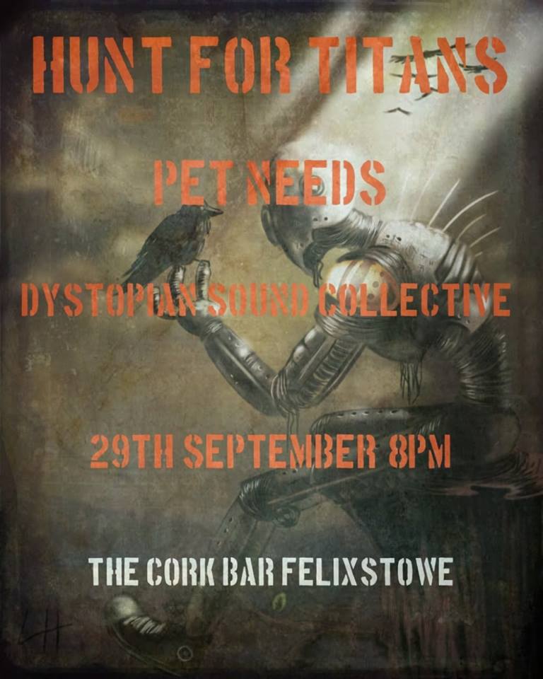 Destroy Monsters by <a href="/HuntTitans/">Hunt For Titans</a> is officially launched tonight. Recorded, mixed and produced by me, it only seems fitting that I'm be doing the live sound for the gig as well. I should be sick of these songs by now...🤔🤣 Supported by @wearepetneeds and <a href="/dystopian_SC/">Dystopian Sound Collective</a> #livesound