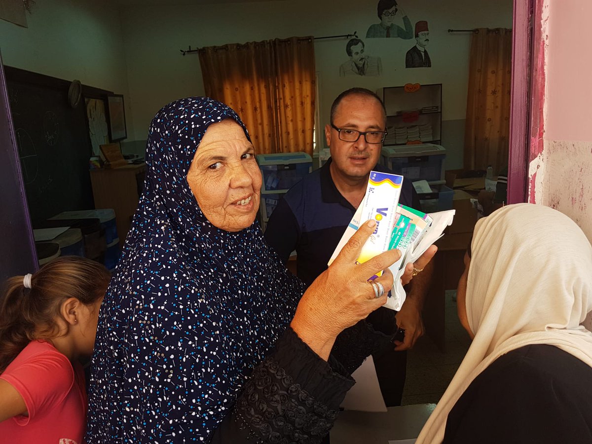 בית המרקחת הנייד בפעולה