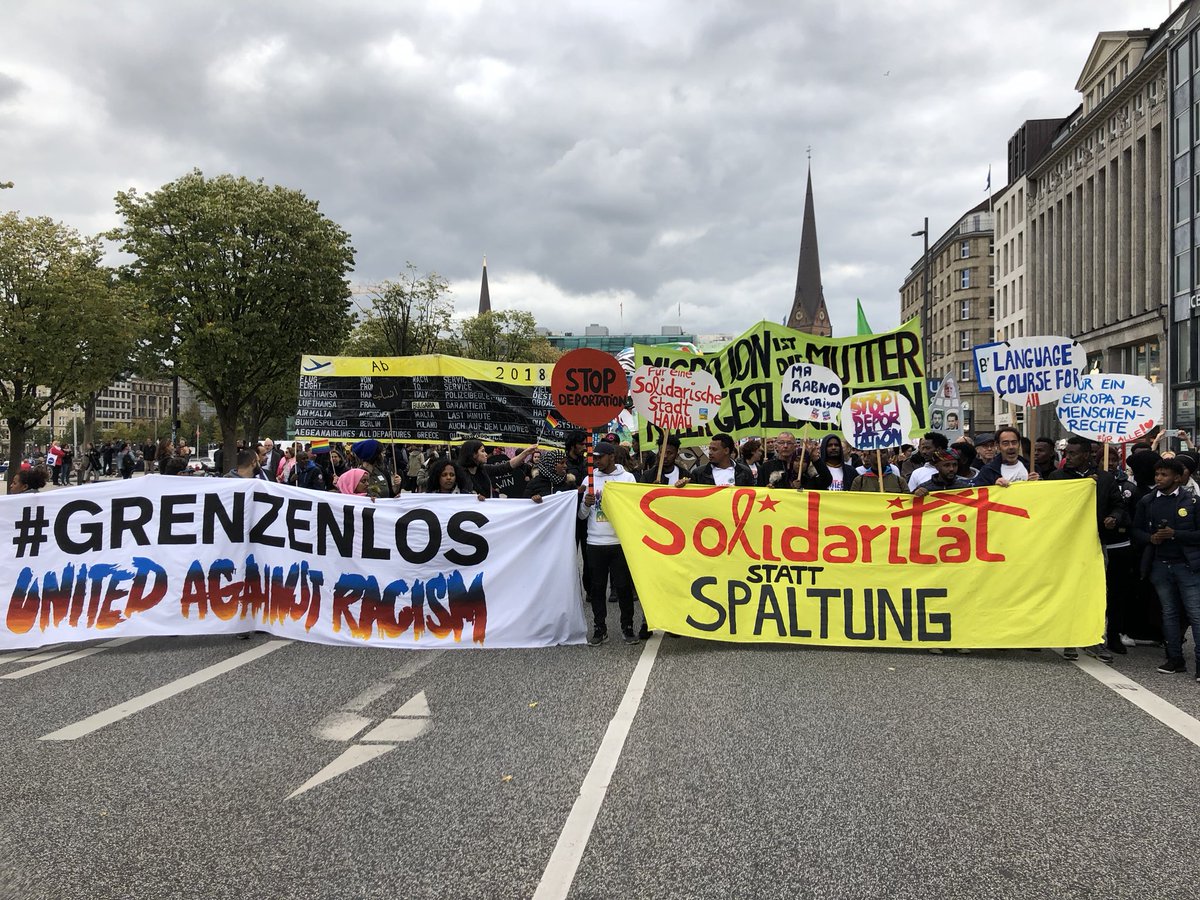 Antirassistische Demo in Hamburg