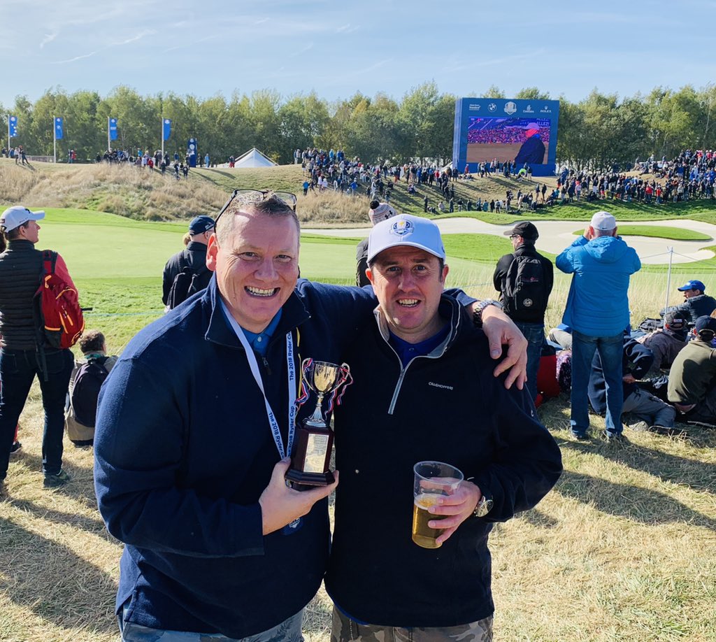 wee_cup's tweet photo. Wow. The wee cup is at the #RyderCup18 https://t.co/y6Kh5EOGi5