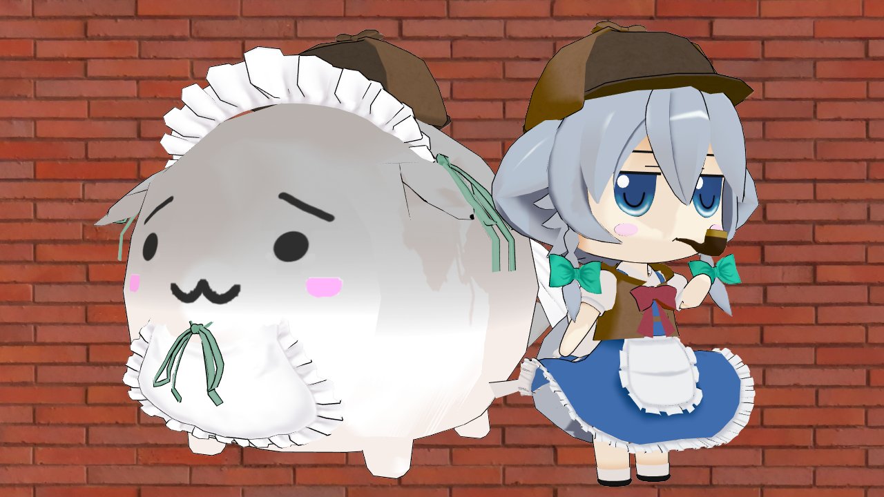 ソフォード Twitterissa 探偵いぬさくやと助手のすくすく咲夜 いぬさくや 蒼いkiba様 すくすく咲夜 すくすくシリーズ 東方紅魔郷ver リモート すくすくp様 Mmd いぬさくや すくすく白沢 T Co Apqxrtuxcp Twitter