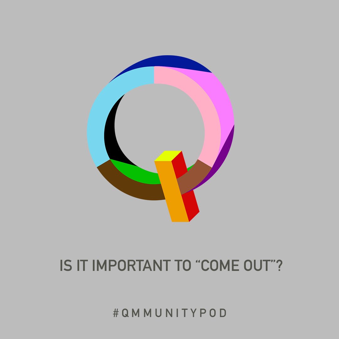 qmmunitypod's tweet photo. We’re here to ask questions, and share voices and stories from all across the LGBT+ community - please email voice notes to us explaining if you do or don’t think it’s important to come out. Email: qmmunitypod@gmail.com #qmmunitypod https://t.co/ig5ptIeesa