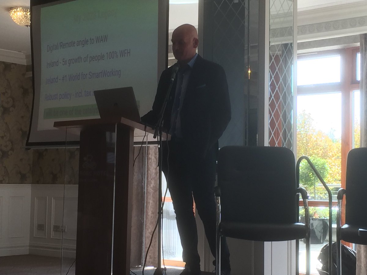 mickineire1978's tweet photo. Great to be part of the first #GrowRemote2018 conference in Ireland. Some great speakers & discussions on everything to do with remote working @joshholmes @VanessaTierneyA @Real_Ken_Tobin https://t.co/5caCvS25NS