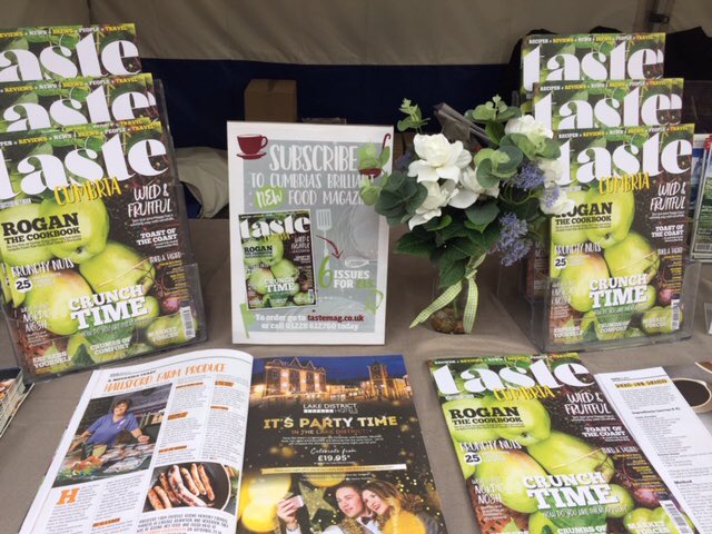 TasteCumbriaMag's tweet photo. Visit us at @tastecumbria #cockermouth to subscribe to Cumbria’s dedicated food magazine. Just £15 for six delicious issues #tastyreads #toogoodtolast #tastecumbriacockermouth https://t.co/DUYZ4EQOyq