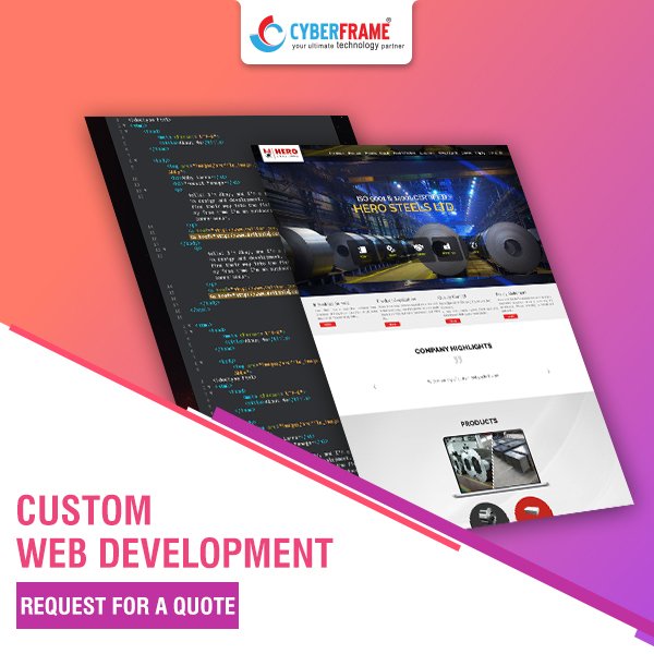 Cyberframeca's tweet image. Cyberframe Infotech is a leading Web Development Company in Ontario (Canada) offering reasonable and high-quality services. For more information visit our website!
Visit: goo.gl/GhyJKZ

#Webdevelopment #CanadaServices #Webdesign #MobileApp #Ontario #WebDesigning