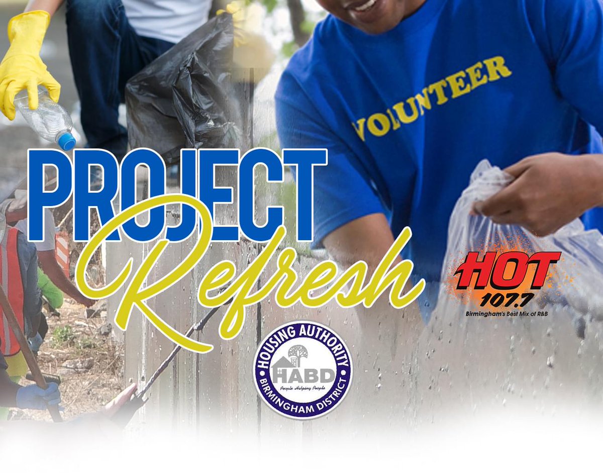 Hot1077's tweet image. The location for this Saturday’s #ProjectRefresh with @Hot1077 will be Harris Home. #TeamTasha @TashaSimone make a difference in our community. Go to hot1077radio.com to sign up.