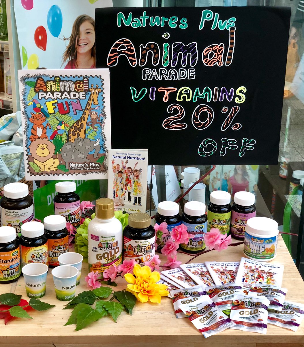 Panacea Putney (@panacea_putney) on Twitter photo Don’t miss a chance for your #Children to try different <a href="/NaturesPlusUK/">Nature's Plus</a> Animal Parade 🐘🦒products & get 20% #discounts !
#Offers ends on Tuesday. Don’t miss a chance for your #Children to try different <a href="/NaturesPlusUK/">Nature's Plus</a> Animal Parade 🐘🦒products & get 20% #discounts !
#Offers ends on Tuesday.