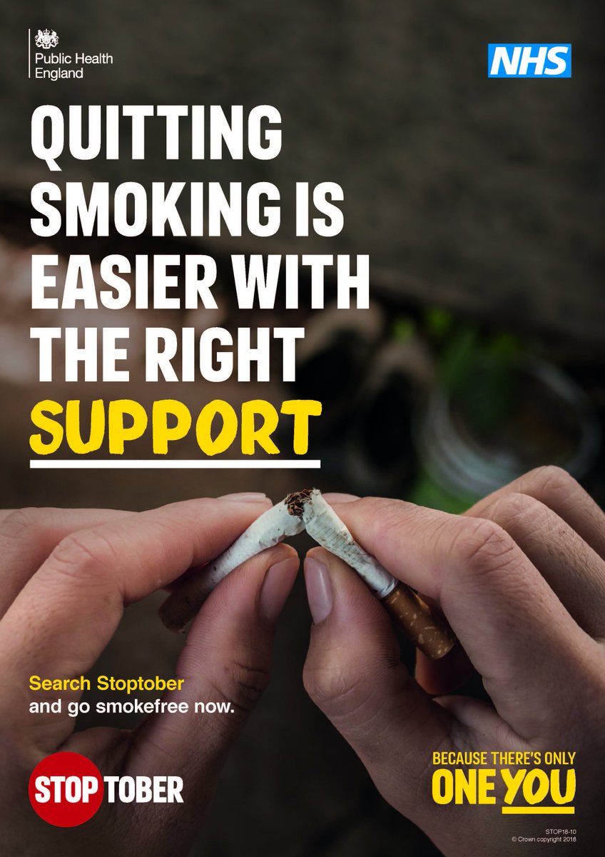 Each year thousands of people quit smoking successfully with Stoptober. You can join them and WIN £200 of Amazon Vouchers at the same time!

To be in with a chance to win, simply sign up for support to quit on our website;bit.ly/2xWqnxF
