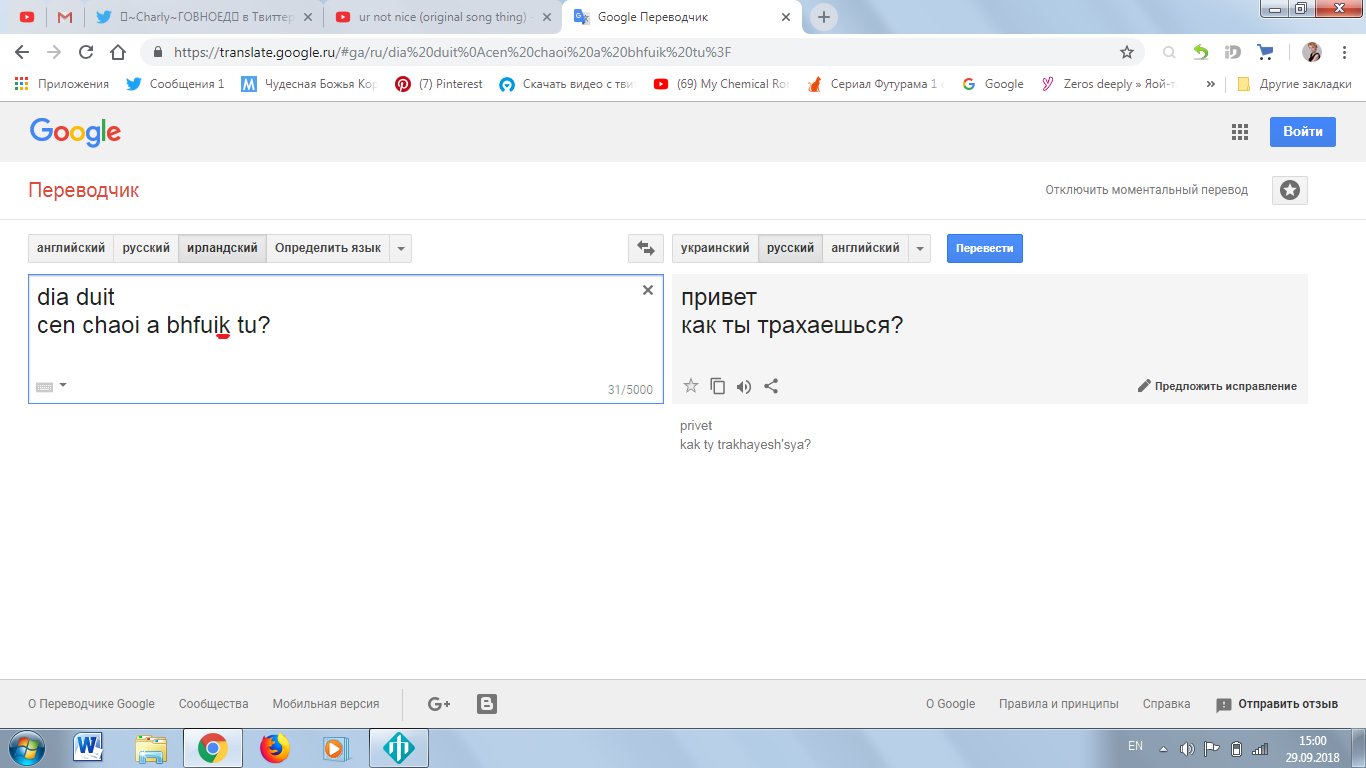 Google переводчик