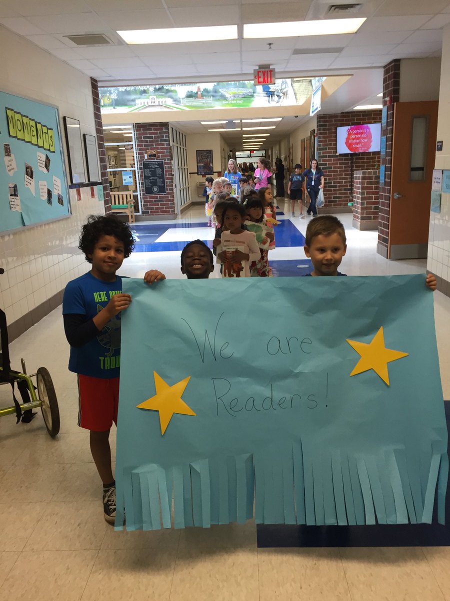 The smiles say it all.  We are proud readers!