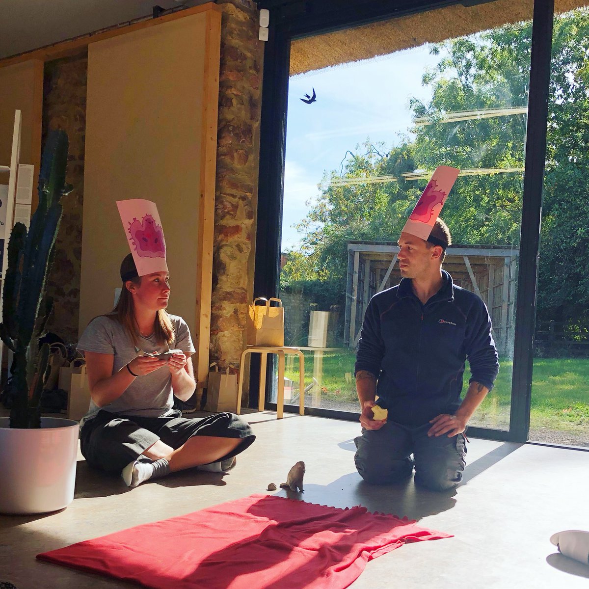 mkartscentre's tweet image. “What’s going on here?”, we hear you say. Today has included amoebas, spirit animals and #ACE evaluation - a creative approach to project reflection thanks to @TracingPathways for their final #groundworkmk workshop of 2018