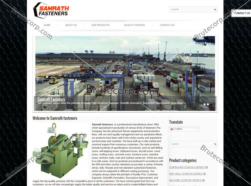 brutecorpwebs's tweet photo. SAMRATH FASTENERS
Website: https://t.co/sb1s0aOIEh
See More Portfolio at : https://t.co/bhZAlQBY1f
#SEO #PPC #Web_Development #Brutecorp #Web_Designing https://t.co/JQsv503Bhy