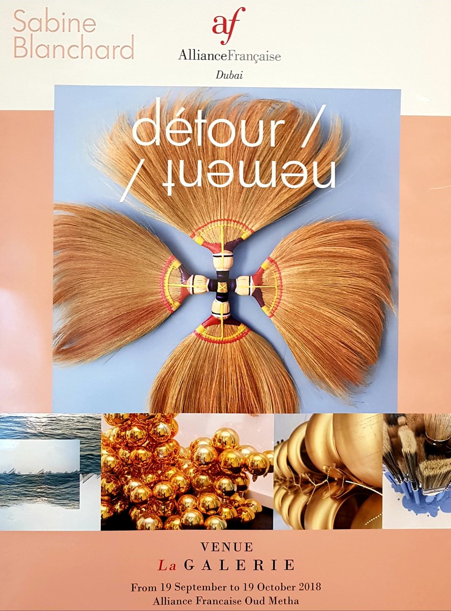 ludovic_pouille's tweet photo. Come &amp; visit the latest exhibition at @AFDubai "Détour" by the French Artist Sabine Blanchard. A new &amp; original illustration of the cultural dialogue between France and the United Arab Emirates !
#DCFE2018 #Art #Culture #FranceUAE 🇦🇪🇫🇷 https://t.co/07juSnclr0