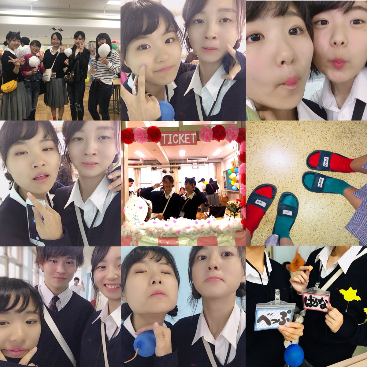 Beppu0624's tweet photo. 🎭高校生活最後の文化祭🎭

めちゃくちゃ楽しかった😆💗
外装とか前日から始めて色々大変やったけど楽しかった😆🙌🏼
今日は1日るんるんでした🤙🏼💗
3年間で一番楽しかった☺️💙
よき一日でした🌟🙌🏼

※写真送ってない人ゆってくれたら送ります🙌🏼 https://t.co/yYMI1TspfR