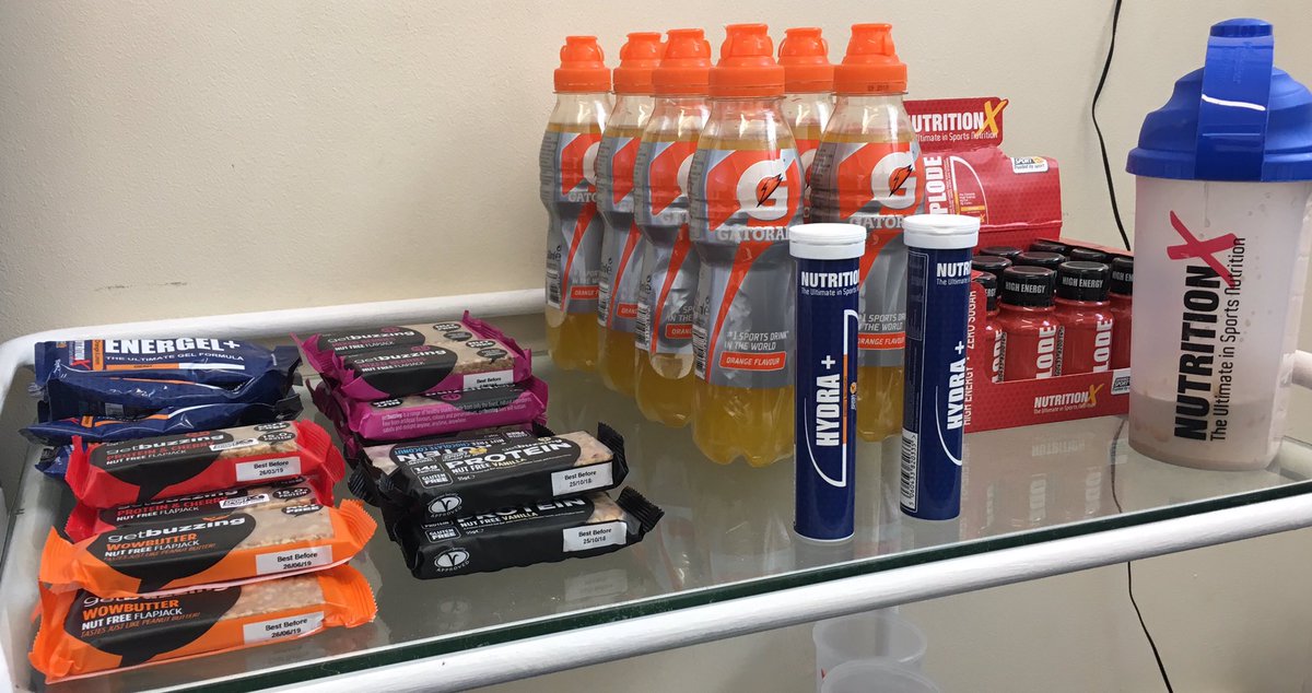 Set up for @richmondrugby big thanks for their support in fuelling the boys and girls to @getbuzzing @Nutrition_X @gatorade #prep #rugby #nutrition