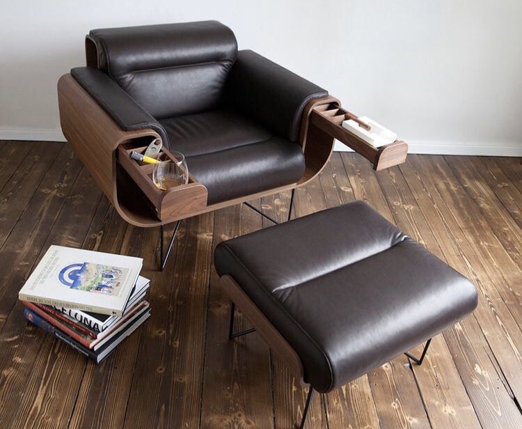 Dapperschoice's tweet photo. El Purista Smokers’ Chair by Chilean architect Rodrigo Gonzales and German lawyer Alexander Sauer https://t.co/8SAr91kSc4
