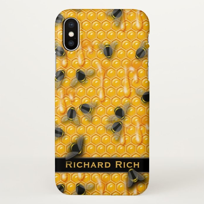 MooseDisco's tweet photo. Yellow Dripping Honey Comb with Bumble Bees Hive iPhone X Case https://t.co/oMOO2HQxur via @zazzle #bumblebee #naturelover #iphone #iphonecasedesign https://t.co/ixjc1WgN3a