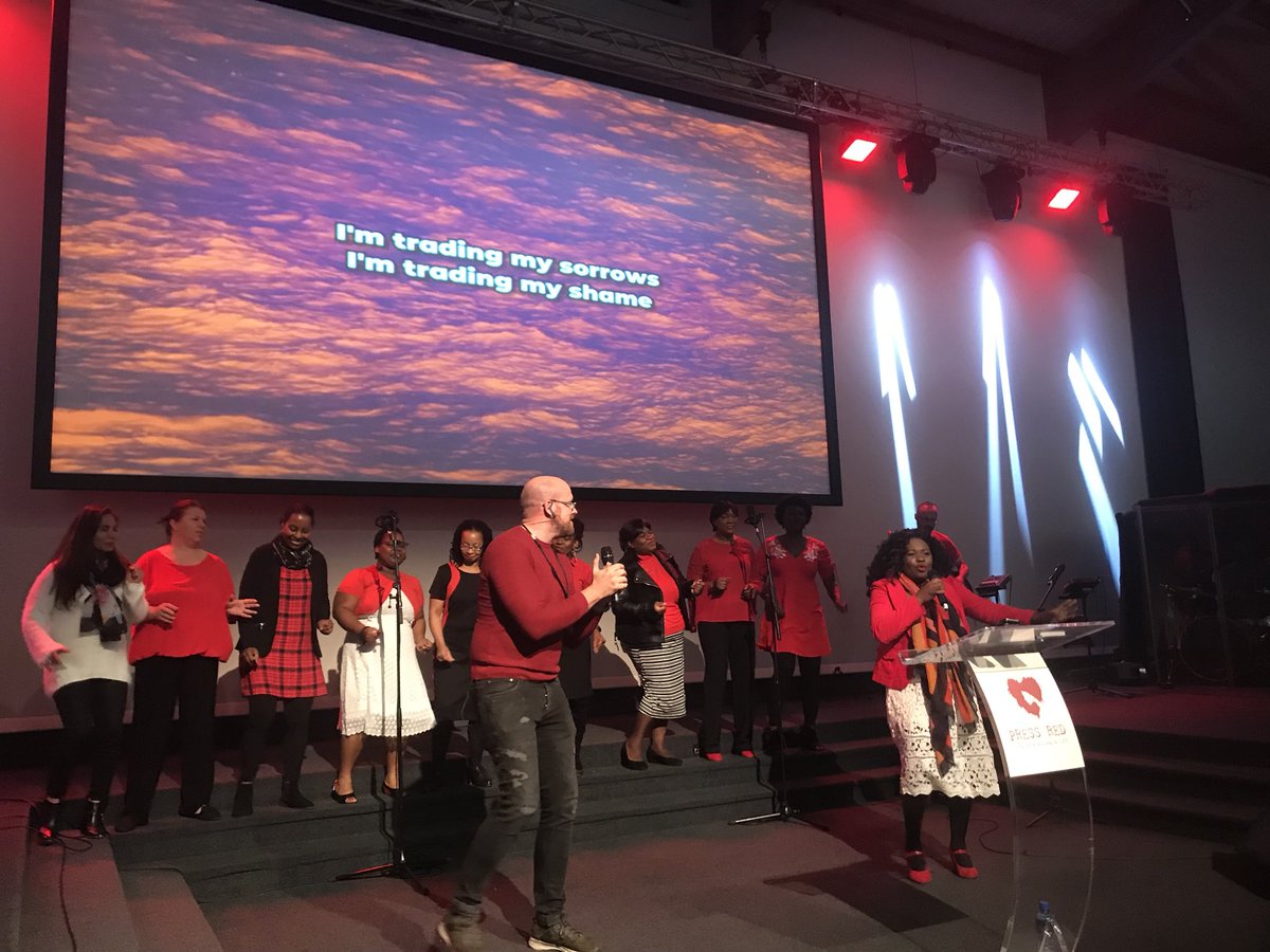 lighthouse_mcr's tweet photo. @AFHornback Leading some of The Lighthouse Choir at The Press Red Conference. Including an amazing testimony from@one of the choir members. #PressRedConference18 #lighthousemanchester https://t.co/hSICiP4jNS