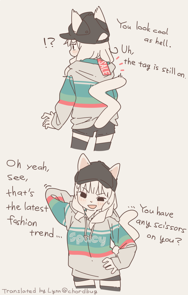 Going shopping with a cat girl~ 