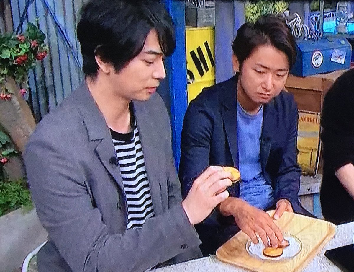 なないろ 仲良しキャラメルサンド 嵐にしやがれ2時間sp 松本潤 大野智 潤智 T Co C9u9drl55o Twitter