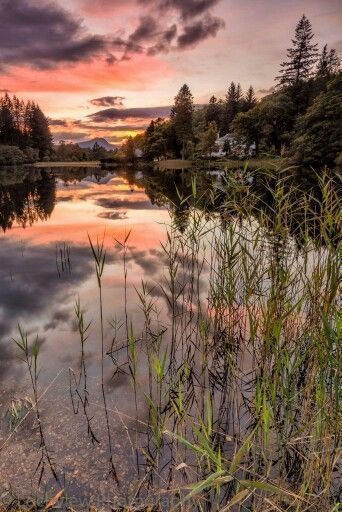 Loch Ard , The Trossachs via Unknown Prepper #Scotland #photography #sunset