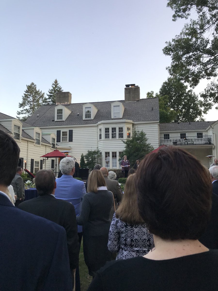 AU_PresCampo's tweet photo. Outgoing president Jean Halpin—a dear friend to Ashland University and to me—recounts some of the 100 years of service Mansfield Hospital has provided to this region. To another century!#AUcommunity https://t.co/SPNwFNAYt6