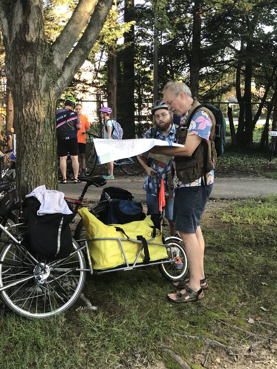 BikeArlington's tweet photo. Rider 1: Where do you think the pit stops are located? 
Rider 2: 🤷🏼‍♂️
#DRTArlington #ArlingtonBikes #dcbikes #ARLPrep2018 #NATLPrep https://t.co/p0LeTK6Ygl