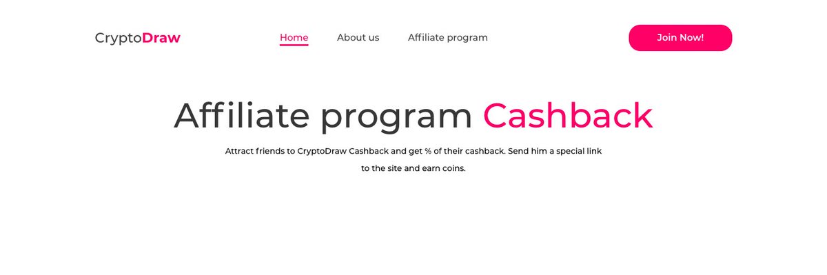cryptodraw_dev's tweet image. Affiliate program Cashback
We give the opportunity to earn not only us but and you.
-Give your ref link 
-Enter your bitcoin address 
-Your friends make transactions 
-You get 5%
#bitcoin #cryptocurrency #cryptocashback #norbertkisman #Cashback #blockchain #ethereum
