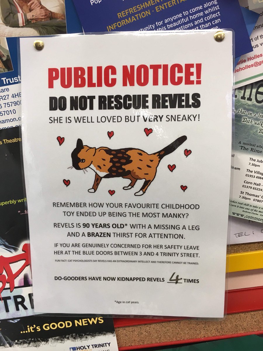 This is the best sign I have ever seen in my life. I hope to one day meet Revels.