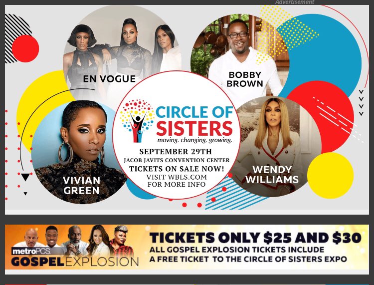 The Joneses are headed to #CircleOfSisters Thank you @WBLS1075NYC for hosting this yearly event. Always an informative and fun time.