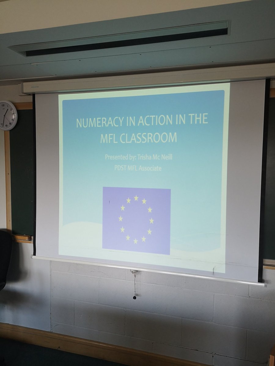 anne_maddock's tweet photo. Looking forward to presentation on #numeracy in #mfl by @trishamcneill1 @econrachel #MFLAlive2018 https://t.co/pzFyGQItek