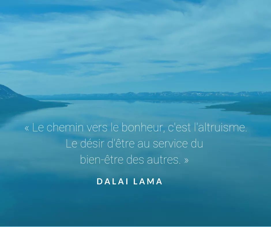 SpiritualBox_Fr's tweet photo. « Le chemin vers le bonheur, c'est l'altruisme. Le désir d'être au service du bien-être des autres. » Dalai Lama https://t.co/y6YpaYIHGB