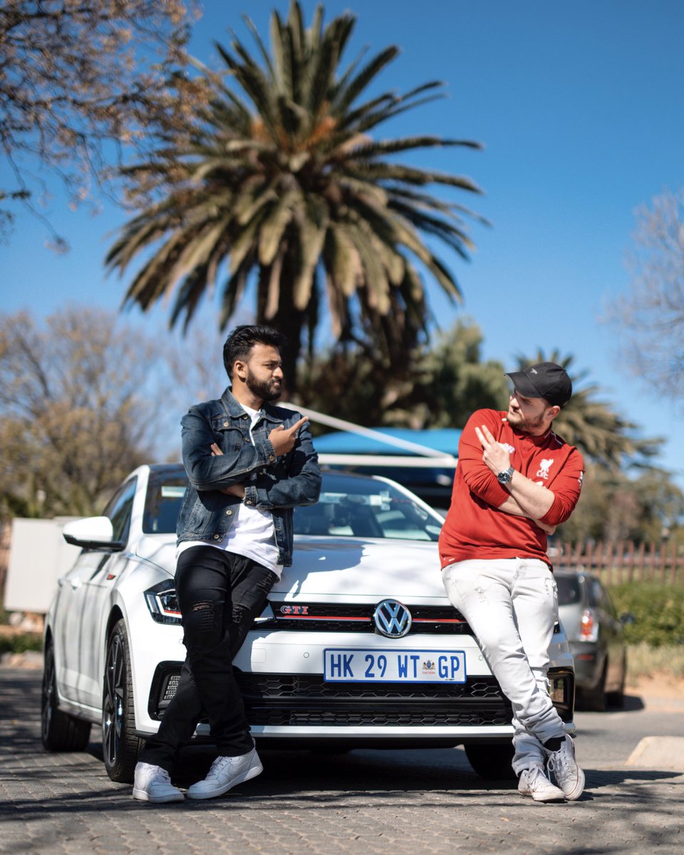 matthewkanniah's tweet photo. Me, the new Polo GTi, good questions and some friends 😎 it’s called #ThePickUp

Check out my first video with @djankletap in the new @VolkswagenSA Polo GTi here!

https://t.co/Y7wdAGfRPG

#PoloGTi 
#HeartofMotion #BewareTheConfidence https://t.co/ZKeCBgsgnp