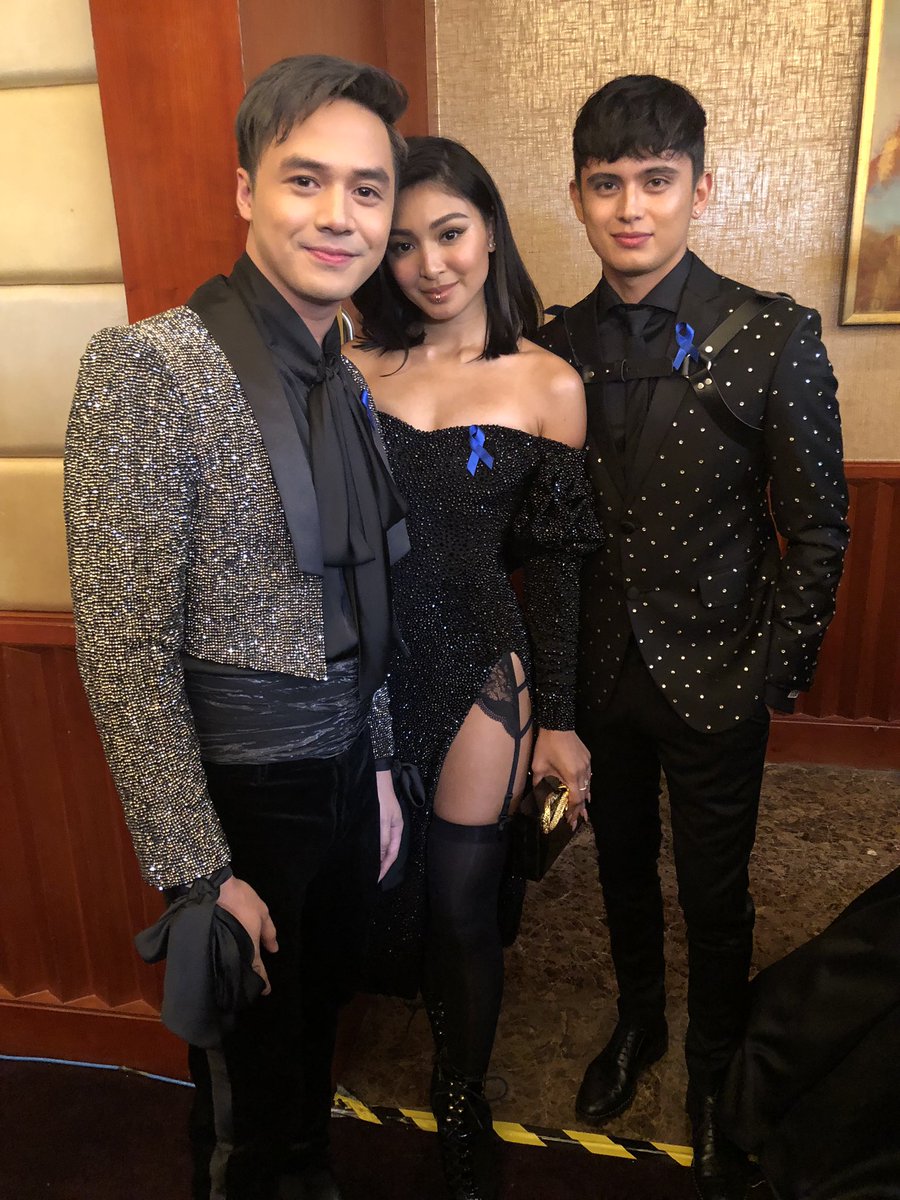 LOOK: JaDine with Sam Concepcion. | via @mjfelipe