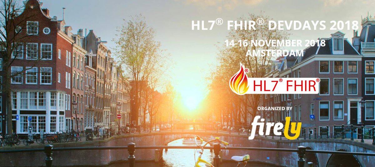 FirelyTeam's tweet photo. Just found out at the FHIR connectathon in Baltimore: Why are people coming to FHIR DevDays? Because of FHIR? Forget it. Because of Amsterdam. FHIR is just a good excuse to visit our home town Amsterdam. #fhirdevdays https://t.co/bzMLL58fkd https://t.co/2VRdiv7jkH