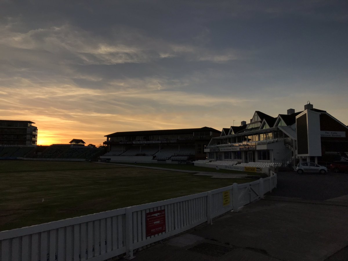 Glad to be back at the ground to celebrate the end of season ceremony with the players tonight! <a href="/SomersetCCC/">Somerset Cricket 🏆</a> #WeAreSOMERSET