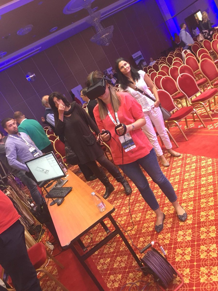Detalj sa #KnaufAkademija2018 - #VR u projektovanju #virtualnarealnost #projektovanje #buducnost #KA2018