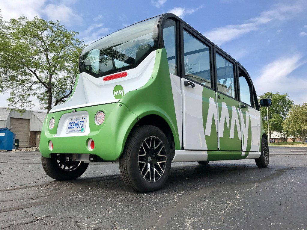 TechCrunch's tweet photo. Autonomous shuttle startup May Mobility expands to a third U.S. city https://t.co/k3olrzoRn7 by @kirstenkorosec https://t.co/RmFHJBWJKL
