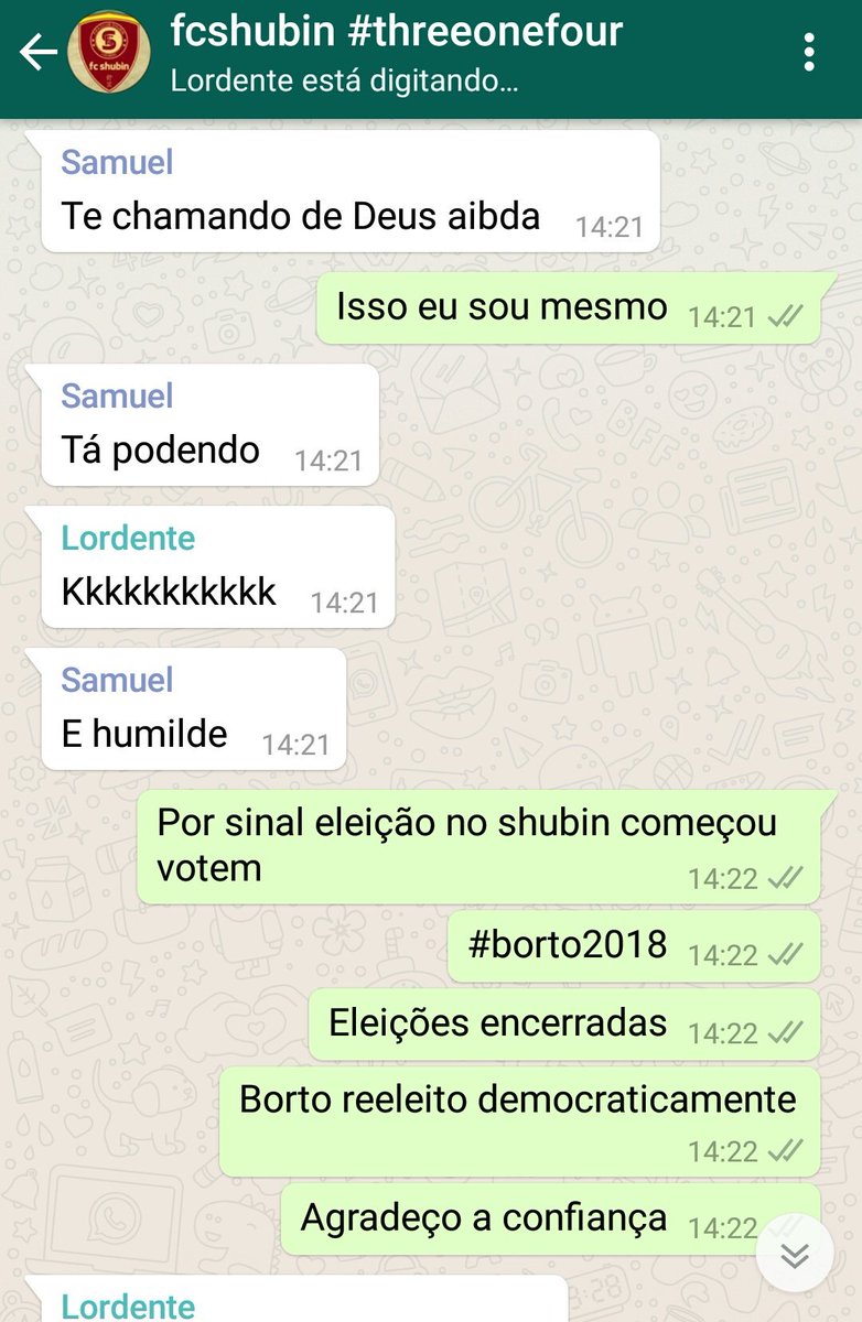 fcshubin's tweet photo. Há quem diga que não existe democracia nesse país. #borto2018 reeleito, e aclamado como Deus. https://t.co/t3QUWqMX57
