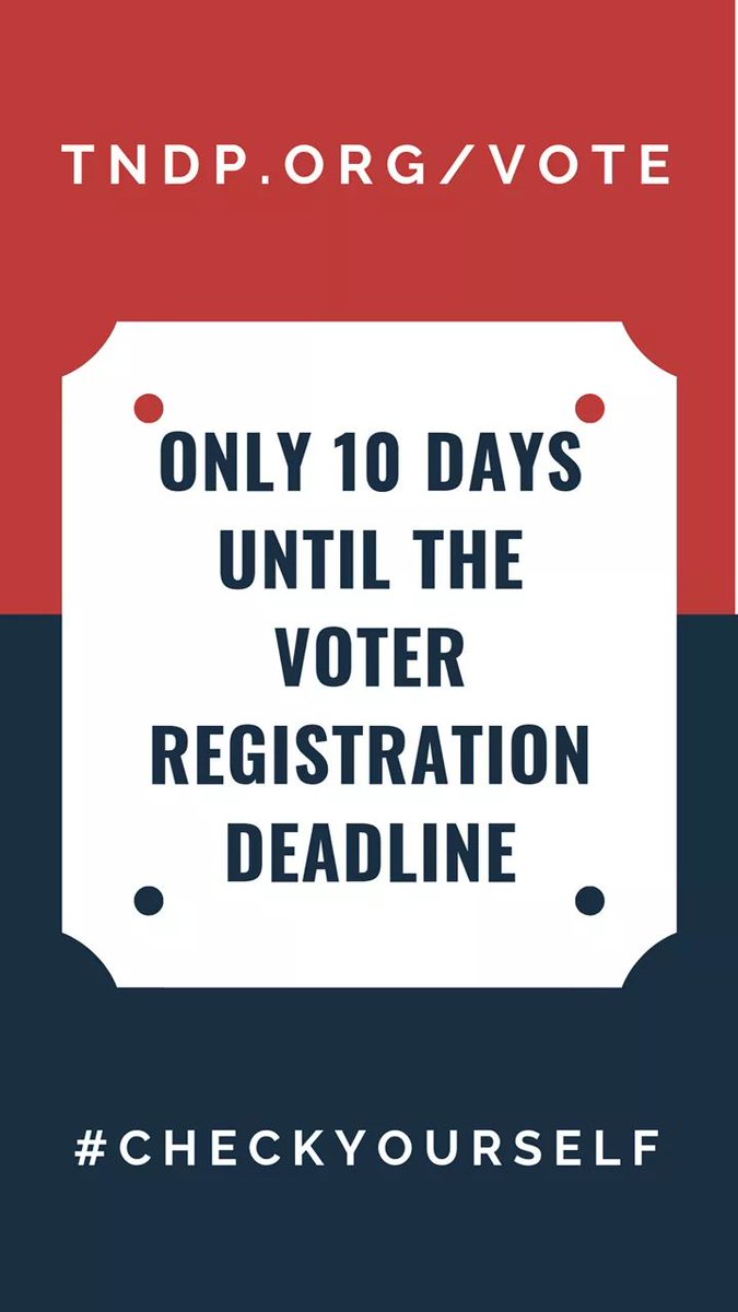 TennesseeRising's tweet photo. There's no such thing as a vote that doesn't count. You can make a difference. Register to vote today at https://t.co/VUEa7ZpbLZ https://t.co/jbtjZxYIlx