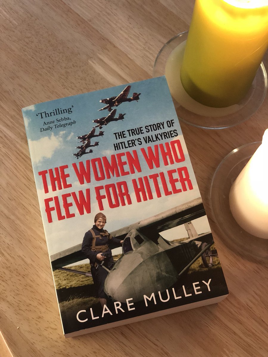 Finally got my copy of #thewomenwhoflewforhitler @claremulley from @hartsbooks. Can’t wait to get started