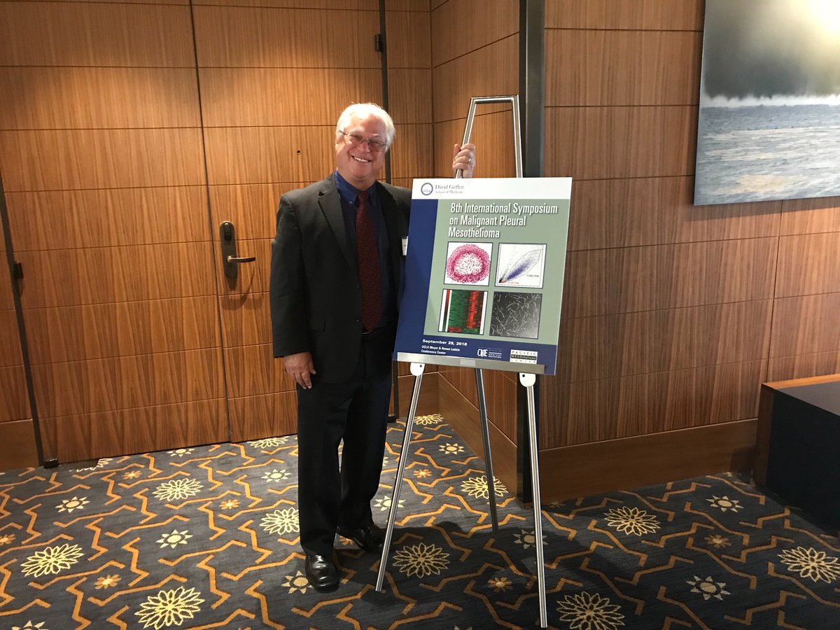 MesoSymposium's tweet photo. We’re here at @UCLA for the 8th International Symposium on Malignant Pleural #mesothelioma listening to the fantastic lineup of morning session speakers. https://t.co/LezvpRO6Vx