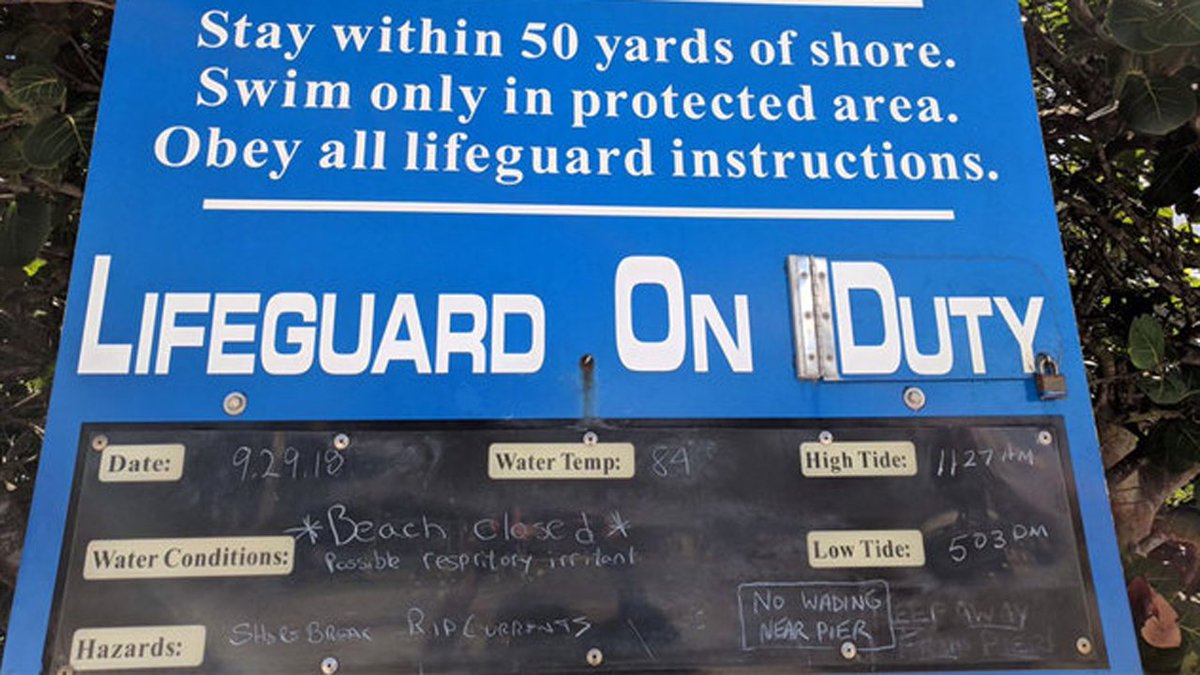 Beaches in Jupiter closed after people report breathing problems bit.ly/2R5ANnw https://t.co/jssxmUUOwH