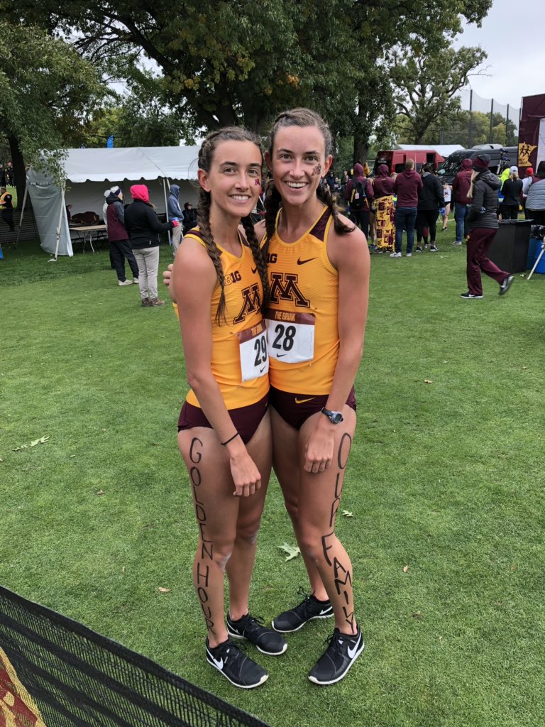 GopherCCTF's tweet photo. How about these two?! The #Gophers go 1-2 at #Griak2018! 

🥇Bethany Hasz, 20:47.9
🥈 Megan Hasz, 20:54.3 https://t.co/TMrDin8N8e