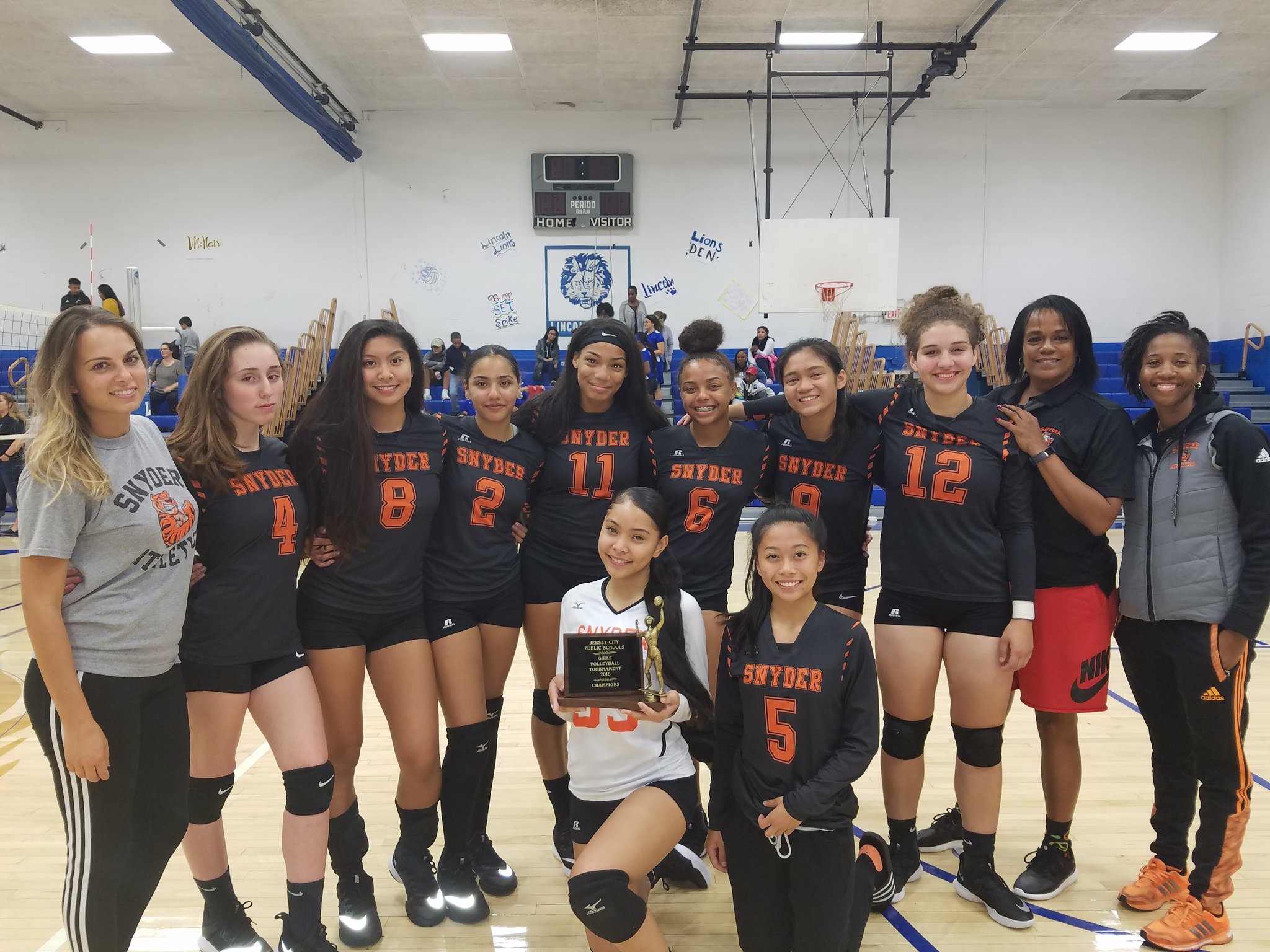 Snyder Athletics Snyder Girls Volleyball Jersey City Public School Champions 13 2 Shstigernation T Co 9dum7yqi5v Twitter