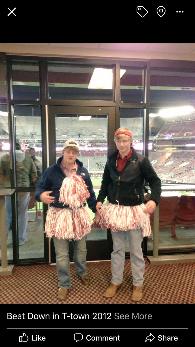 jkittkat's tweet photo. I love shaker boy but my son and his friend are the “original” aka *OG shaker boys!  #BowenDidItBetter😜
#SweetBamaMemories
#HeIsGoingToKillMe 
#RollTide🐘🌊🏈 https://t.co/NytUw49NuE