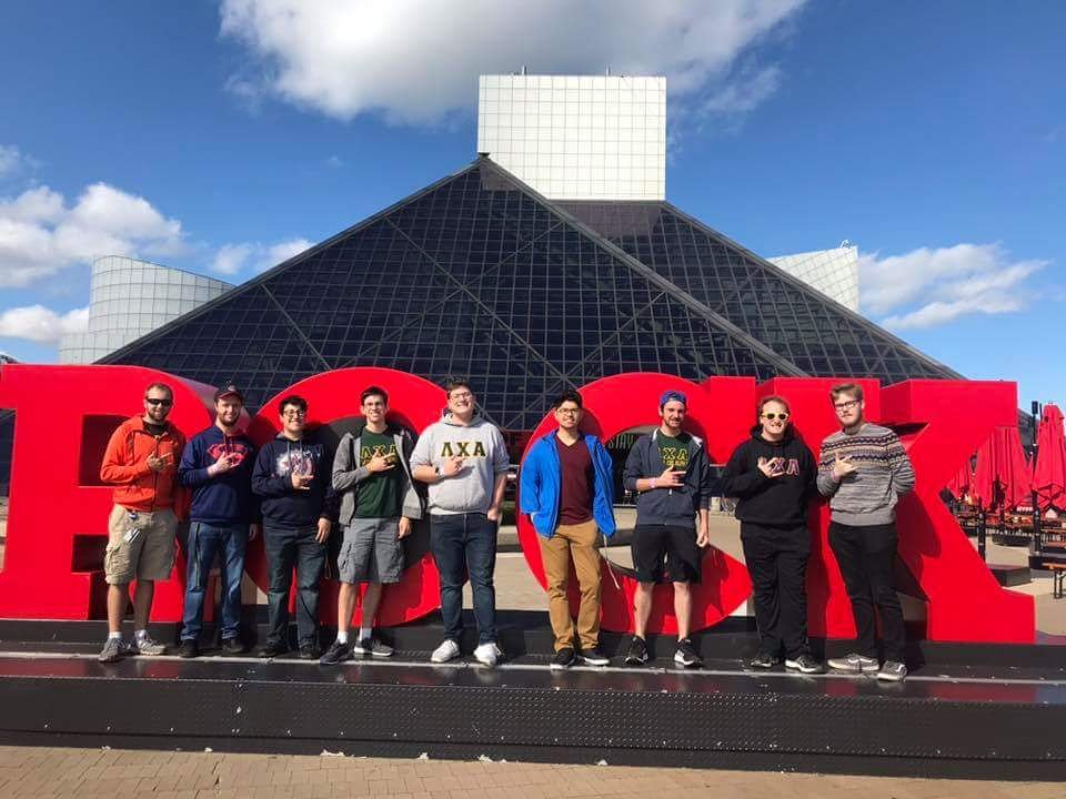 Long Live Rock &amp; Roll! We had a great time at the Rock Hall with our brothers 💜💚💛