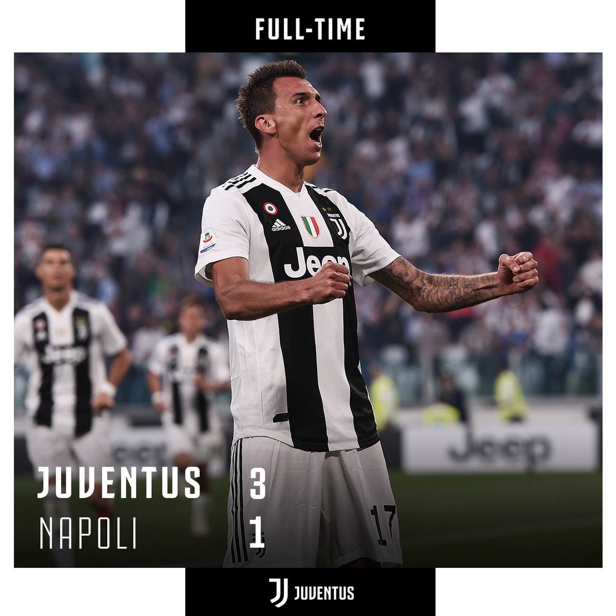 juventusfc's tweet photo. LA SETTIMA MERAVIGLIA! 👌👌👌👌👌👌👌 E SALIAMO SEMPRE PIU' IN ALTO! 🔝🙌 

#FINOALLAFINE ⚪️⚫️ #FORZAJUVE https://t.co/lcFwv5dnzS