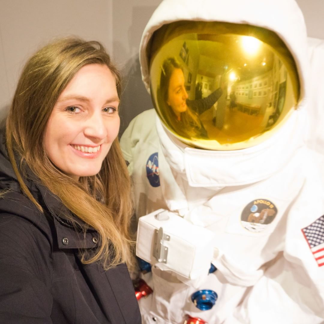 "My dad has been collecting astronaut memorabilia ever since he was a little boy... Meanwhile, I've become quite the space geek myself!" via <a href="/spacenation/">Space Nation</a> Ambassador <a href="/thetraveltester/">The Travel Tester | Nienke Krook</a> instagram.com/p/BjK9VeeBt-n/ #AstronautSkills #SpaceNationIceland